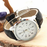 Zekes the Man! 2016 8 Colors Elegant Analog Luxury geneva Sports watches men With PU Leather Strap Quartz Mens Watch