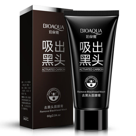 Face Care Suction Black Mask Blackhead Removal Face Mask Peeling Peel Off Pore Strips Black Head Mask Acne Treatment Makeup 60g