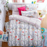 2016 New Bedding Set Polyeter Bed Sheets Lovely Dog Duvet Cover Flat Bedspread Sets Home Textile Juegos de Sabanas Wholesale