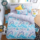 2016 New Bedding Set Polyeter Bed Sheets Lovely Dog Duvet Cover Flat Bedspread Sets Home Textile Juegos de Sabanas Wholesale