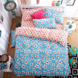 2016 New Bedding Set Polyeter Bed Sheets Lovely Dog Duvet Cover Flat Bedspread Sets Home Textile Juegos de Sabanas Wholesale