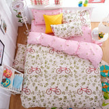 2016 New Bedding Set Polyeter Bed Sheets Lovely Dog Duvet Cover Flat Bedspread Sets Home Textile Juegos de Sabanas Wholesale