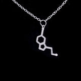 Graces Happy hormone, New trend, Serotonin Molecules, Happiness Signal, 5-ht Pendant Couple The Best Gift for happy hormones