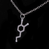 Graces Happy hormone, New trend, Serotonin Molecules, Happiness Signal, 5-ht Pendant Couple The Best Gift for happy hormones