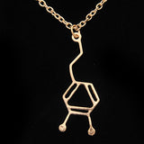 Graces Happy hormone, New trend, Serotonin Molecules, Happiness Signal, 5-ht Pendant Couple The Best Gift for happy hormones