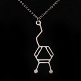 Graces Happy hormone, New trend, Serotonin Molecules, Happiness Signal, 5-ht Pendant Couple The Best Gift for happy hormones
