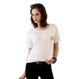 2017 Summer T-shirt Women Casual Lady Top Tees Cotton Tshirt Female Brand Clothing T Shirt Printed Pocket Cat Top Cute Tee S-4XL