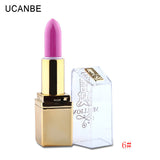 Professional Makeup Brand 6 Colors Creamy Velvet Matte Lipstick Makeup Moisturizing 24 Hours Lasting Waterproof Charming Lips