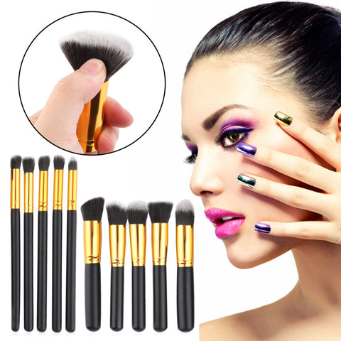 10pcs/set Professional Eye brushes set eyeshadow Foundation Mascara Blending Pencil brush Makeup tool Cosmetic Makeup Brushes
