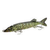 Fishing Lure Swimbait Crankbait 20cm 66g 8-segement Multi-jointed Pike Carp Pesca Hard Bait Fish Treble with Artificial Hooks