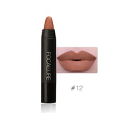 FOCALLURE 12 Colors Lip Stick Moisturizer Lipsticks Waterproof Long-lasting Easy to Wear Cosmetic Nude Makeup Lips