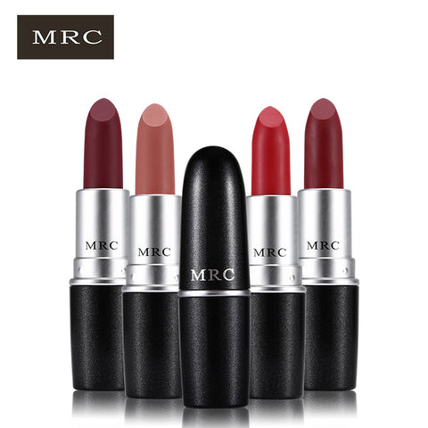 MRC Brand Velvet Lip Makeup Waterproof Lipstick Batom Matte Lip Sitck Moisturizing Rouge Maquiagem Retro Long Lasting Make Up