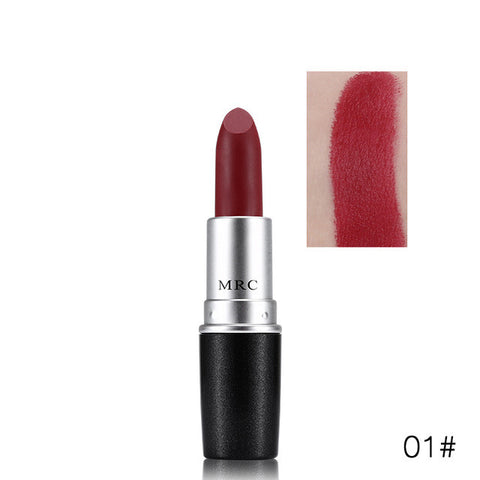 MRC Brand Velvet Lip Makeup Waterproof Lipstick Batom Matte Lip Sitck Moisturizing Rouge Maquiagem Retro Long Lasting Make Up