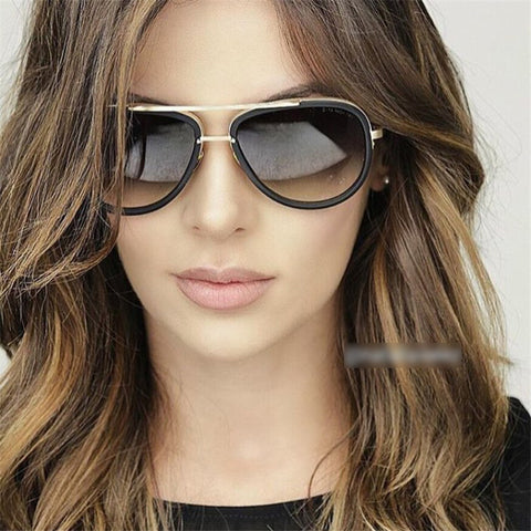 New Aviator Sunglasses Women Mirror Driving Men Luxury Brand Sunglasses Points Sun Glasses Shades Lunette Femme Glases ZE067