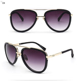 New Aviator Sunglasses Women Mirror Driving Men Luxury Brand Sunglasses Points Sun Glasses Shades Lunette Femme Glases ZE067