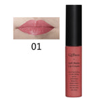 QiBest Makeup Matte Lipstick Waterproof Lasting Batom Matter Lip Stick Nude Liquid Lipstick Lip Gloss Maquiagem Nude Lip Stain