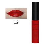 QiBest Makeup Matte Lipstick Waterproof Lasting Batom Matter Lip Stick Nude Liquid Lipstick Lip Gloss Maquiagem Nude Lip Stain
