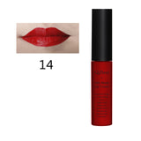 QiBest Makeup Matte Lipstick Waterproof Lasting Batom Matter Lip Stick Nude Liquid Lipstick Lip Gloss Maquiagem Nude Lip Stain