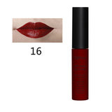 QiBest Makeup Matte Lipstick Waterproof Lasting Batom Matter Lip Stick Nude Liquid Lipstick Lip Gloss Maquiagem Nude Lip Stain