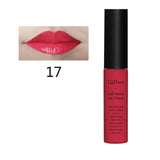 QiBest Makeup Matte Lipstick Waterproof Lasting Batom Matter Lip Stick Nude Liquid Lipstick Lip Gloss Maquiagem Nude Lip Stain