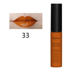 QiBest Makeup Matte Lipstick Waterproof Lasting Batom Matter Lip Stick Nude Liquid Lipstick Lip Gloss Maquiagem Nude Lip Stain