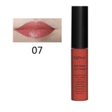 QiBest Makeup Matte Lipstick Waterproof Lasting Batom Matter Lip Stick Nude Liquid Lipstick Lip Gloss Maquiagem Nude Lip Stain