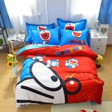 Mama Choice. 3d Cartoon Bedding Set Minions Mickey Mouse Hello Kitty Bedding 3-4pcs Bed Linen Duvet Cover Bed Sheet Pillowcases