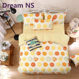 2016 New Bedding Set Polyeter Bed Sheets Lovely Dog Duvet Cover Flat Bedspread Sets Home Textile Juegos de Sabanas Wholesale