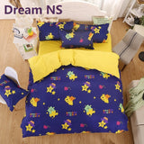 2016 New Bedding Set Polyeter Bed Sheets Lovely Dog Duvet Cover Flat Bedspread Sets Home Textile Juegos de Sabanas Wholesale