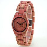 BEWELL 2017 Fashion Full Bamboo Wood Watch Women's watch Top Luxury Brand Women for Gifts Ladies Watch relogio feminino 105DL