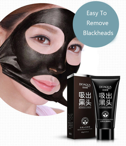 Bioaqua Brand Suction Black Mask Facial Mask Nose Blackhead Remover Peel Off Black Head Acne Treatments Deep Clean Face Care