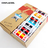 Uptown 7 pair/set Gift Box Men Boys Casual Dress Cotton 7 Days Of The Week Ankle Meias Mens Crew Sox Best Gift  Comfortable Sox