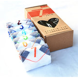 Uptown 7 pair/set Gift Box Men Boys Casual Dress Cotton 7 Days Of The Week Ankle Meias Mens Crew Sox Best Gift  Comfortable Sox