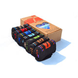 Uptown 7 pair/set Gift Box Men Boys Casual Dress Cotton 7 Days Of The Week Ankle Meias Mens Crew Sox Best Gift  Comfortable Sox