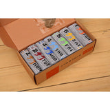 Uptown 7 pair/set Gift Box Men Boys Casual Dress Cotton 7 Days Of The Week Ankle Meias Mens Crew Sox Best Gift  Comfortable Sox