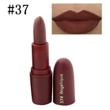 New Fashion Waterproof Makeup Pigment Brown Nude Matte Lipstick Pencils 7 Colors Beauty Red Lips Baton Matte Lip Stick Hot Sale