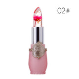 New Long Lasting Moisturizer Transparents Flower Lipstick Cosmetics Waterproof Temperature Change Color Jelly Lipstick Balm
