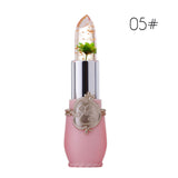 New Long Lasting Moisturizer Transparents Flower Lipstick Cosmetics Waterproof Temperature Change Color Jelly Lipstick Balm