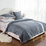 Naturelife 100% Cotton Bedding Set  Duvet Cover Sets Soft  Bed Linen Flat Bed Sheet Set Pillowcase bed cover housse de couette