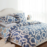 Naturelife 100% Cotton Bedding Set  Duvet Cover Sets Soft  Bed Linen Flat Bed Sheet Set Pillowcase bed cover housse de couette