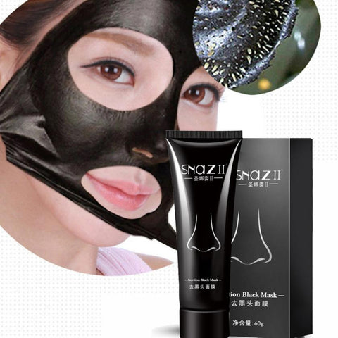 Blackhead Mask Women Beauty Skin Care Deep Clean Blackhead Remover Acne Peeling Off Black Mud Face Mask Czarna Maska#212