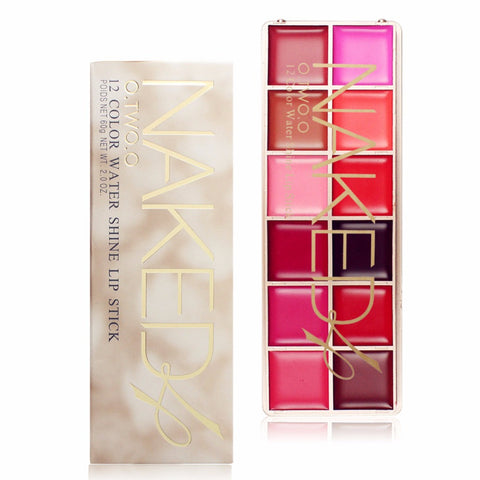 12 Color Lipstick Palette Professional Lip Gloss Palette Long Lasting Moisturizing  Lip Palette Matte Lip Kit Red Matt Lip Stick