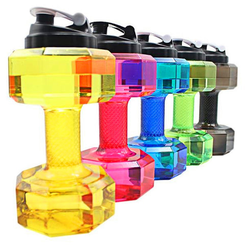 2.2L Be the envy! Dumbbell Shaped Bpa-Free Plastic Water Bottle