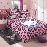 Hello There! 3d Minions Bedding Set Cartoon Hello Kitty Pikachu Mickey Mouse Bed Linen 3-4pcs Bedclothes Twin Full Queen Size Fre
