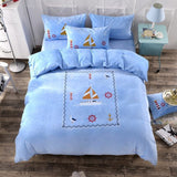 Mickey Mouse cartoon cotton bedding sets Twin/ Queen Size 3pcs/4pcs Sanding fabric super comfortable Give you a warm night