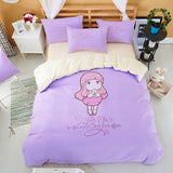 Mickey Mouse cartoon cotton bedding sets Twin/ Queen Size 3pcs/4pcs Sanding fabric super comfortable Give you a warm night