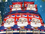 Mickey Mouse Pure cotton Cartoon bedding sets Full/Queen Size 4pcs Fairy tale world waiting for
