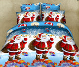 Mickey Mouse Pure cotton Cartoon bedding sets Full/Queen Size 4pcs Fairy tale world waiting for