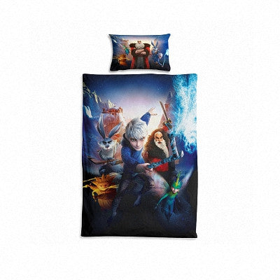 Exciting, Hot FrostMan/Bunny/Tooth Fairy Sand Anime  Bedding Sets for Kids,Single Quilt Duvet Covers Pillow Case Cheap